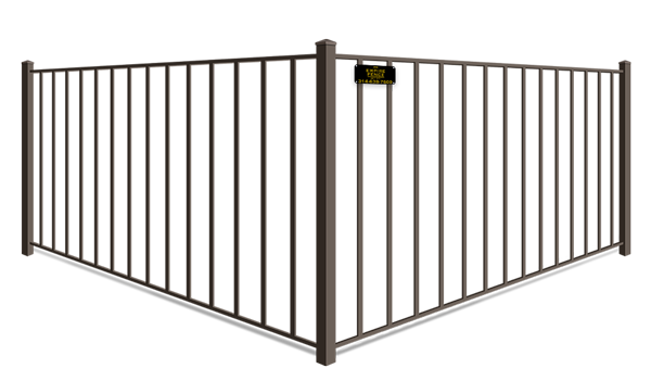 2 Rail aluminum fence company in St. Louis MO