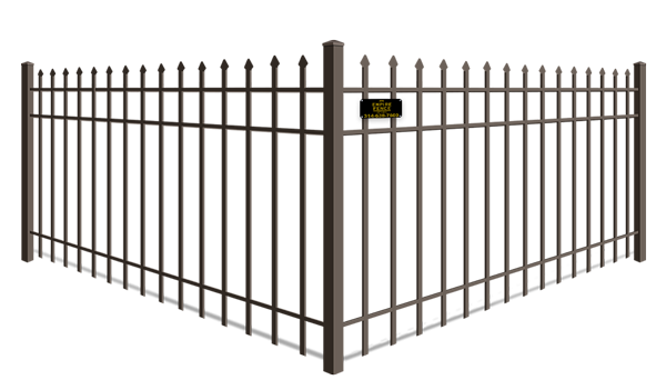 Spear Top aluminum fence company in St. Louis MO