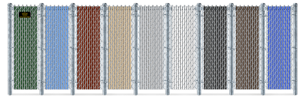 Privacy Slat Color Options For Chain Link Fence in St. Louis MO