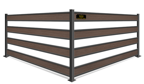 Decorative composite fence company in St. Louis MO