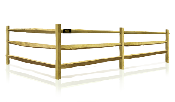 St. Louis MO Split Rail fence in the St. Louis MO area.