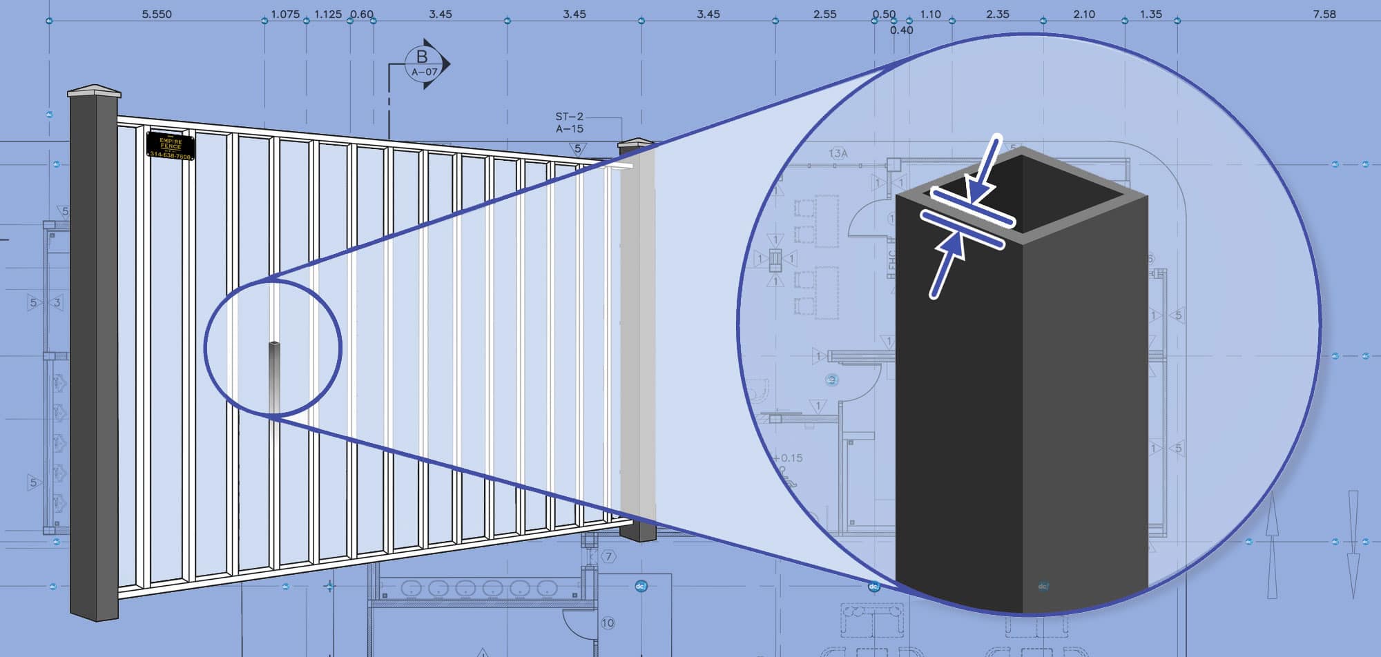 St. Louis MO Aluminum fence Pickets installation company