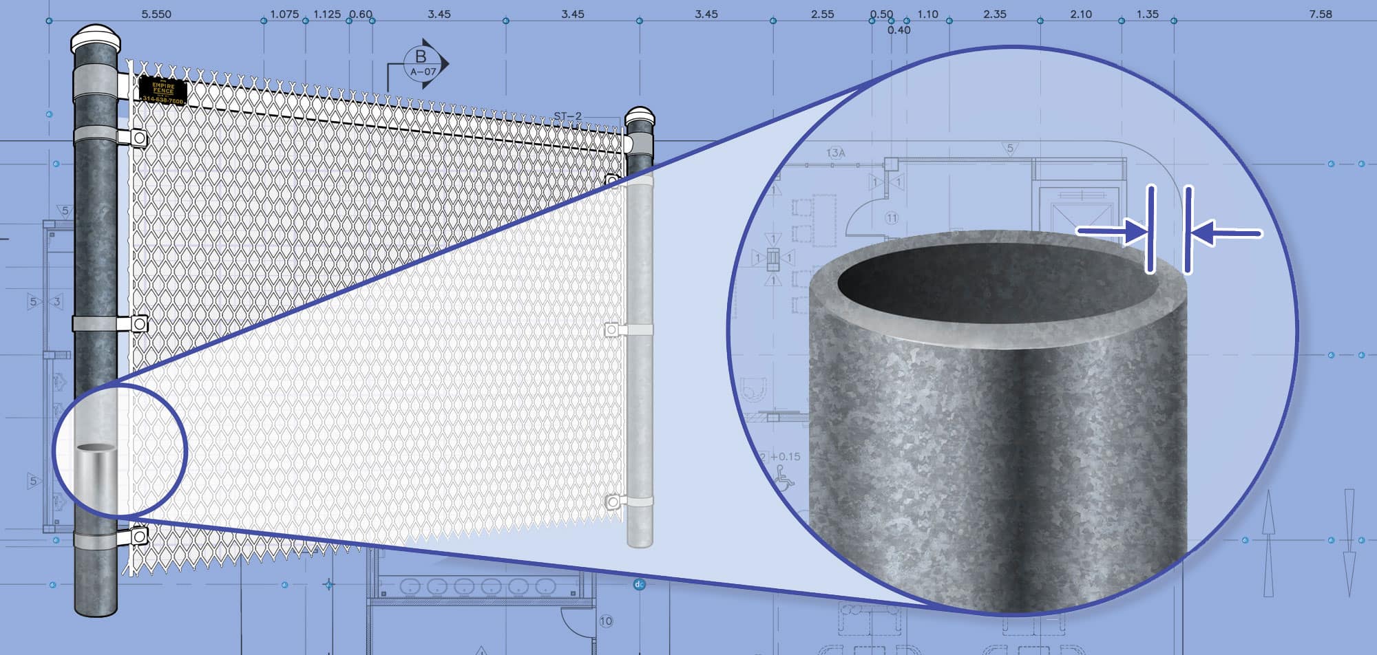 St. Louis MO Chain Link fence Posts installation company