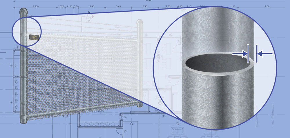 St. Louis MO Commercial Chain Link fence Posts installation company