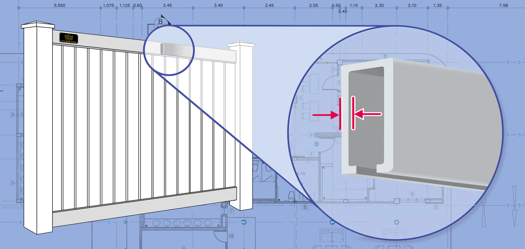 St. Louis MO Vinyl fence Rails installation company