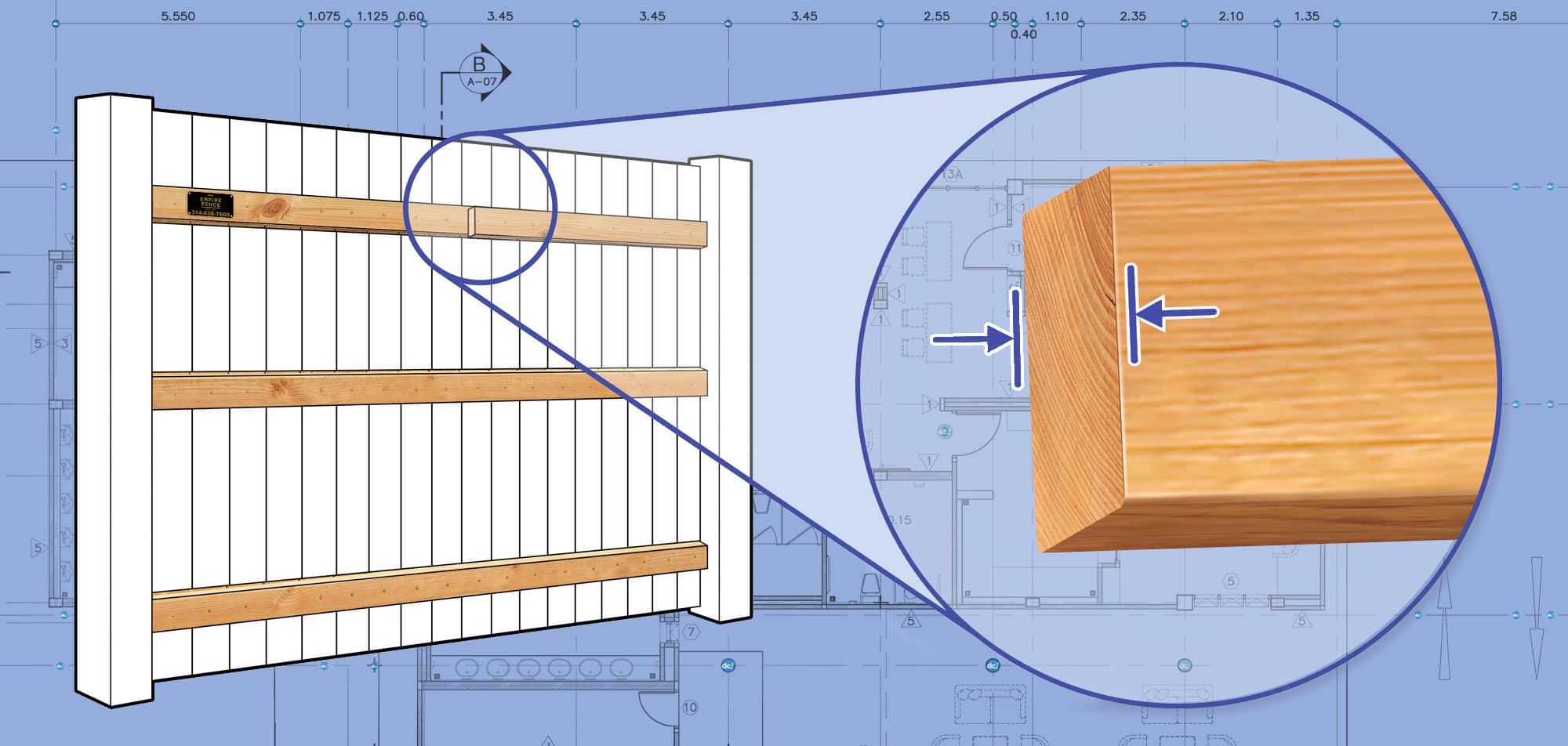 St. Louis MO Wood fence Rails installation company
