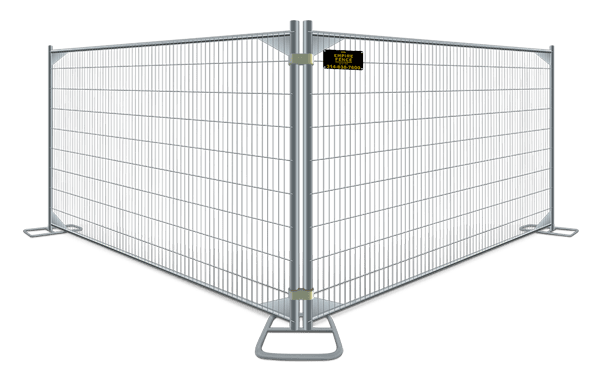 Temporary fence installation for the St. Louis MO area.