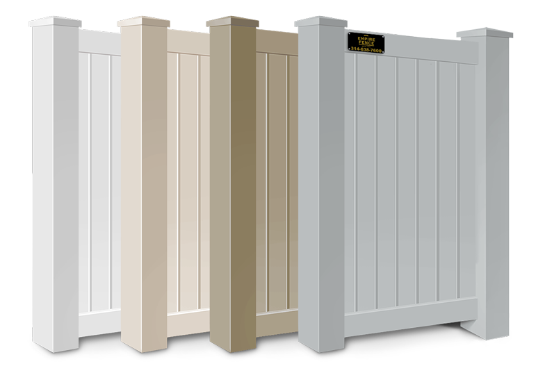 Vinyl fence color choices in St. Louis MO