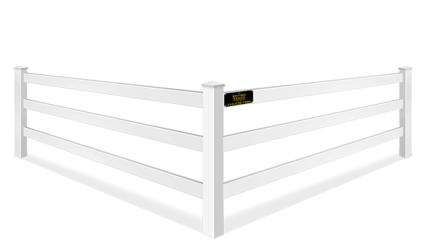 Post & Rail vinyl fence contractor in St. Louis MO