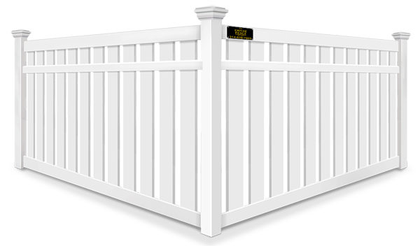 Semi-Privacy vinyl fence contractor in St. Louis MO