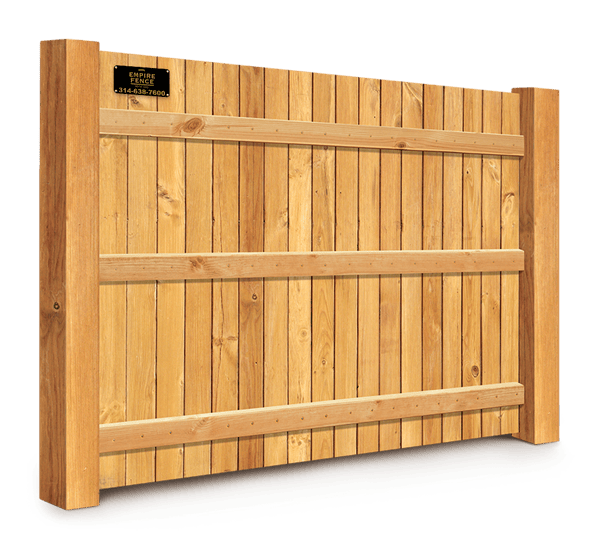 Wood fence features popular with St. Louis MO homeowners