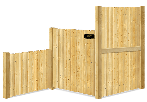 Wood fence height options St. Louis MO