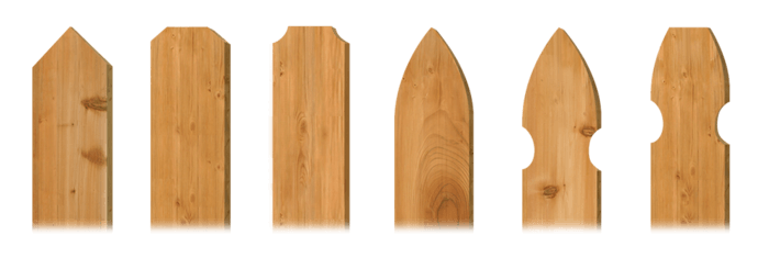 Picket styles - wood fence company in St. Louis MO