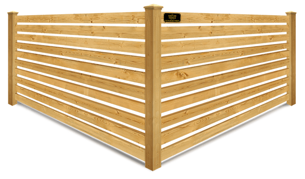 Horizontal Spaced Picket wood fence company in St. Louis MO