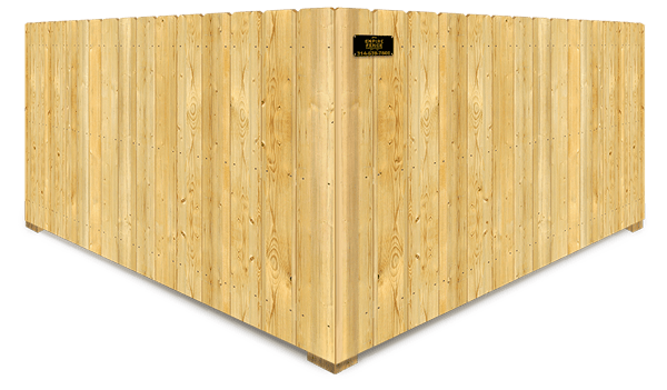 Stockade privacy wood fence company in St. Louis MO