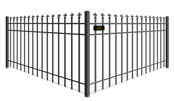 Fleur De Lis Finial Ornamental Steel fence company in St. Louis MO