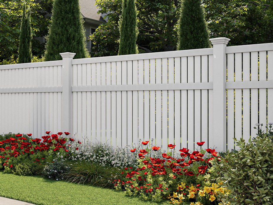 vinyl fence Ladue Missouri