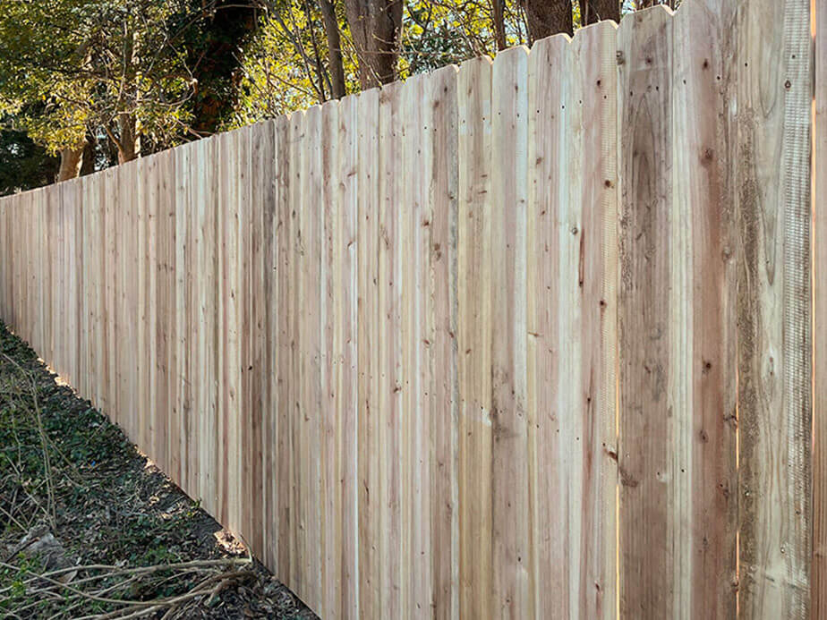 wood fence Ladue Missouri