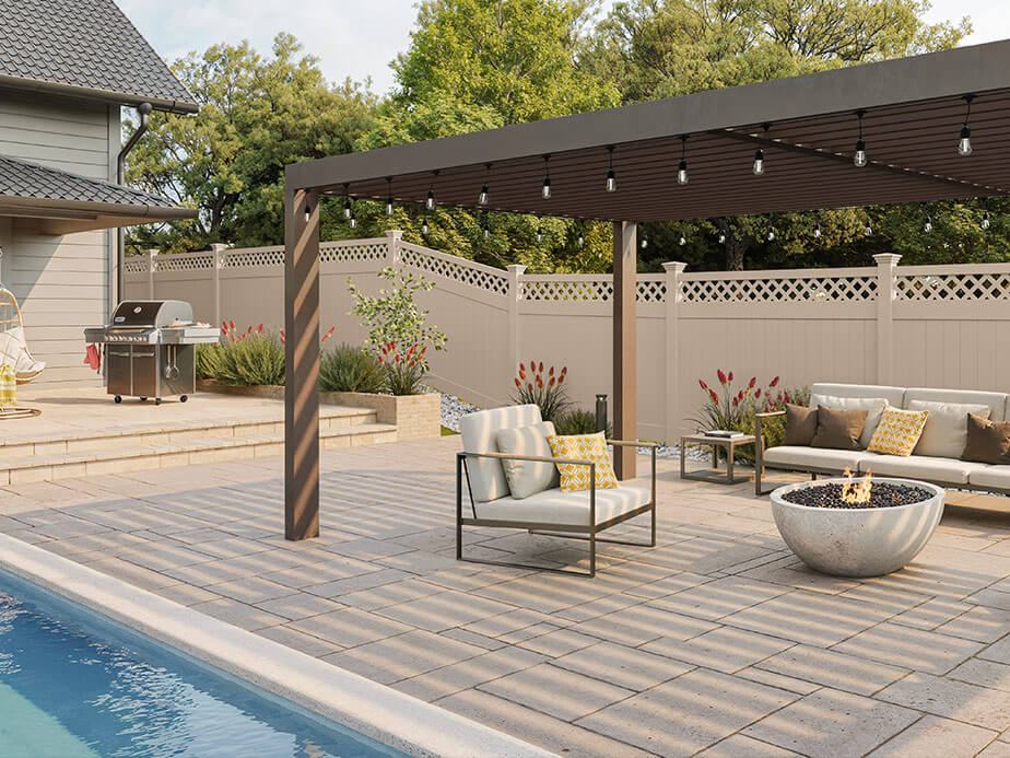 Pool Fence Example in Madison County Illinois